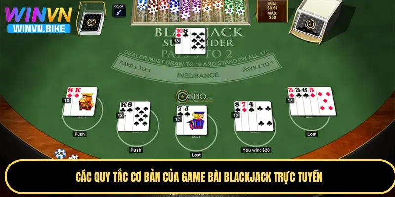 Cách Chơi Blackjack WINVN – Hướng Dẫn Chi Tiết Từ A-Z 2 Các quy tắc quan trọng khi tham gia game bài Blackjack