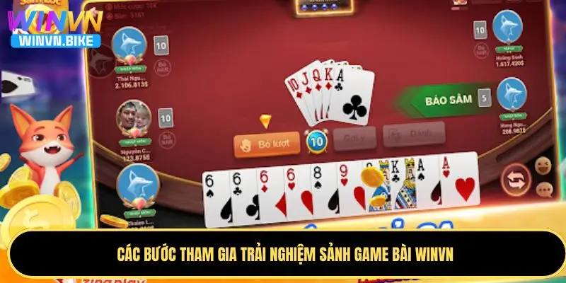 Game Bài WINVN – Sảnh Chơi Hấp Dẫn, Thưởng Cực Khủng 5 Các bước tham gia khám phá sảnh game bài WINVN